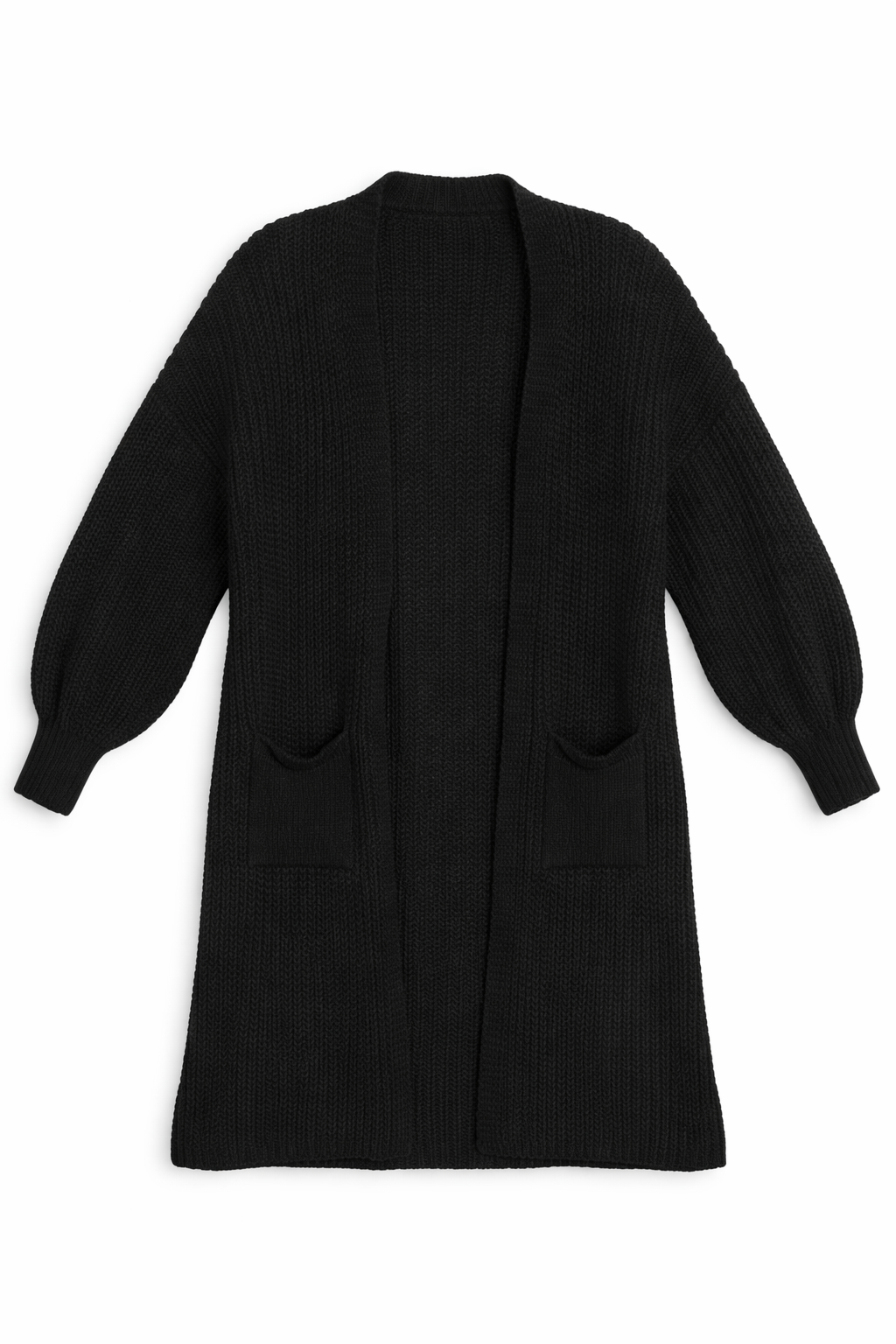 Gilet Lya – Gilet long en maille texturée