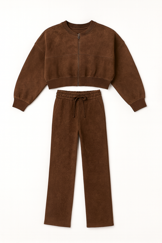 Ensemble Sienna – Marron délavé/Noir