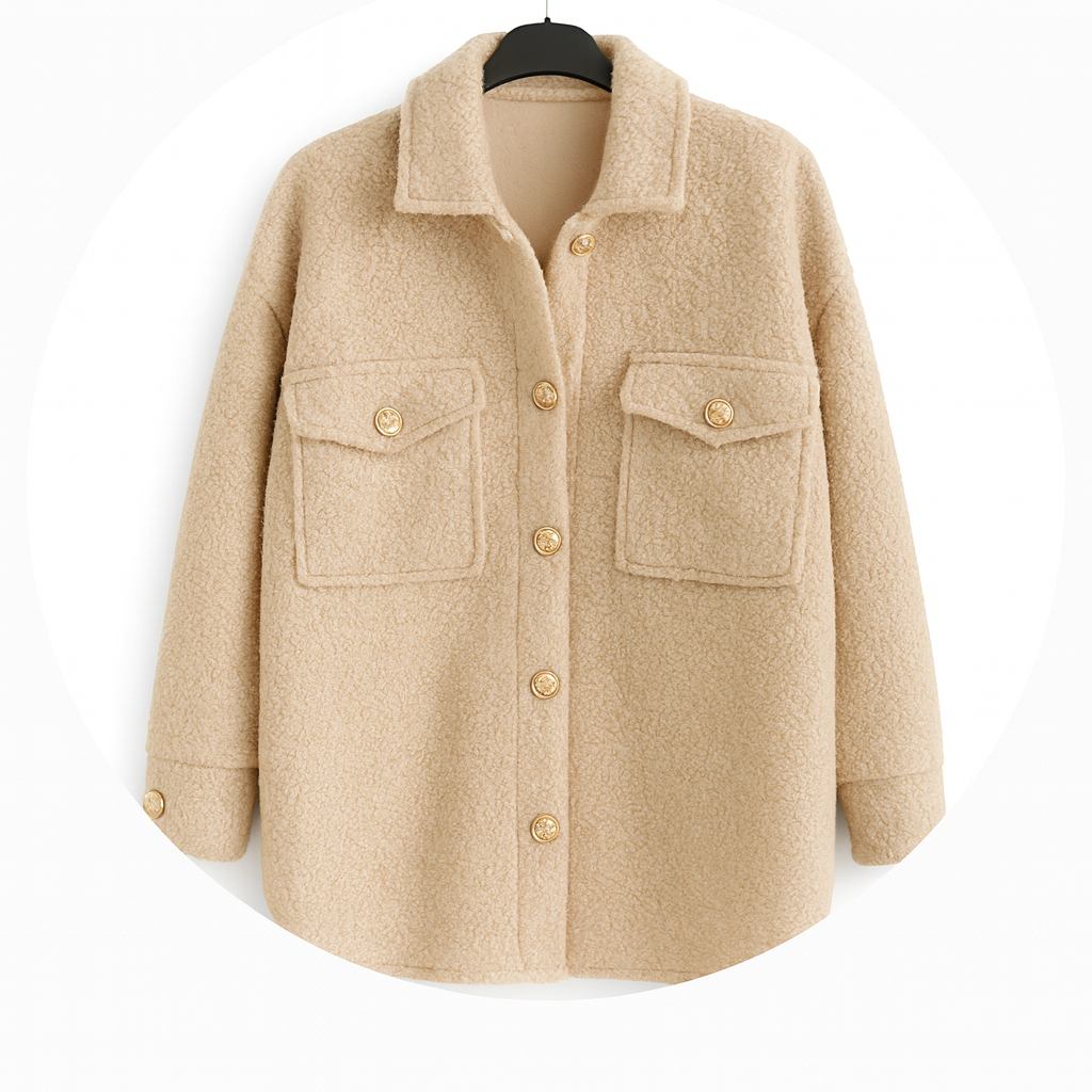 Surchemise Lina - Noir/Beige