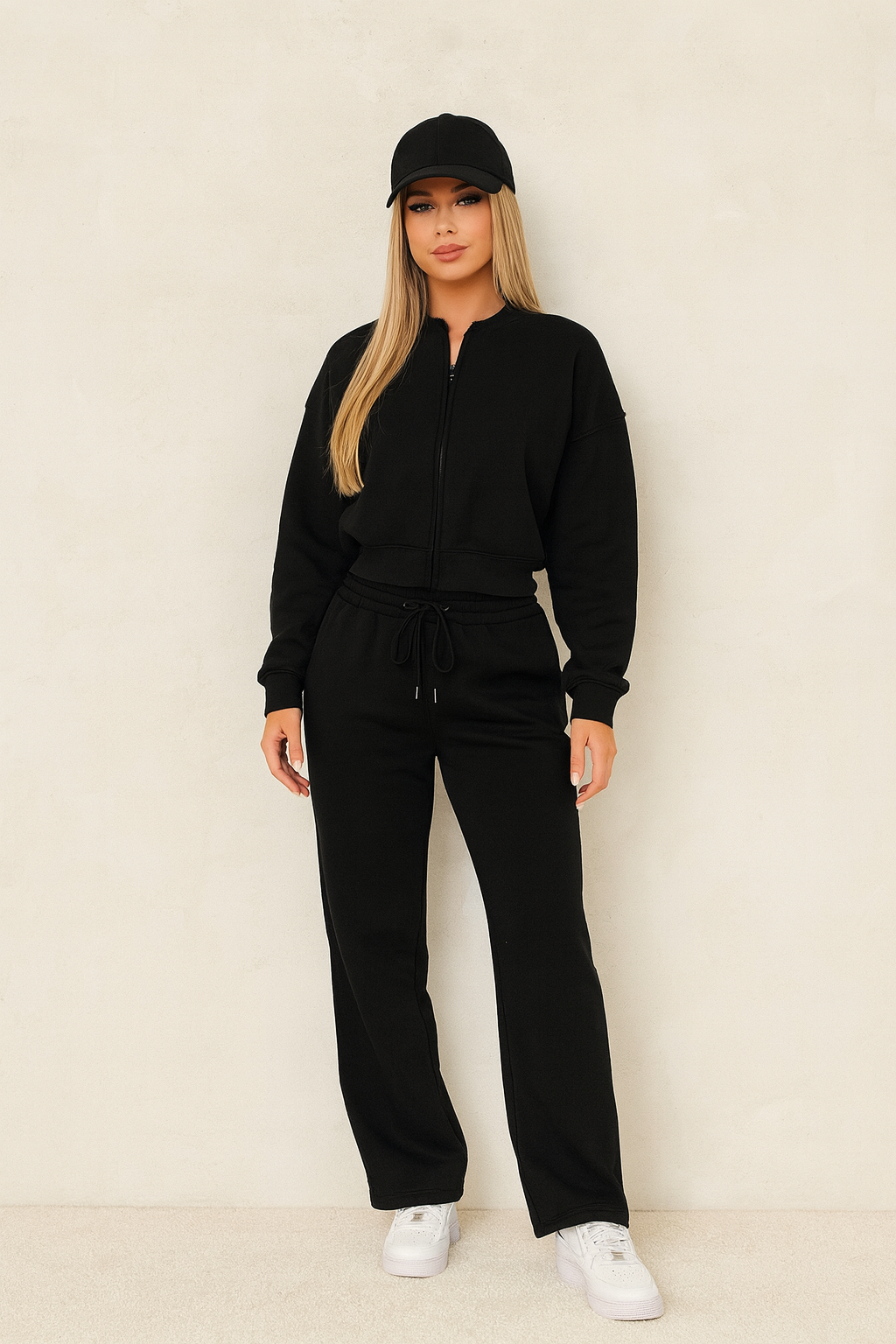 Ensemble Sienna – Marron délavé/Noir