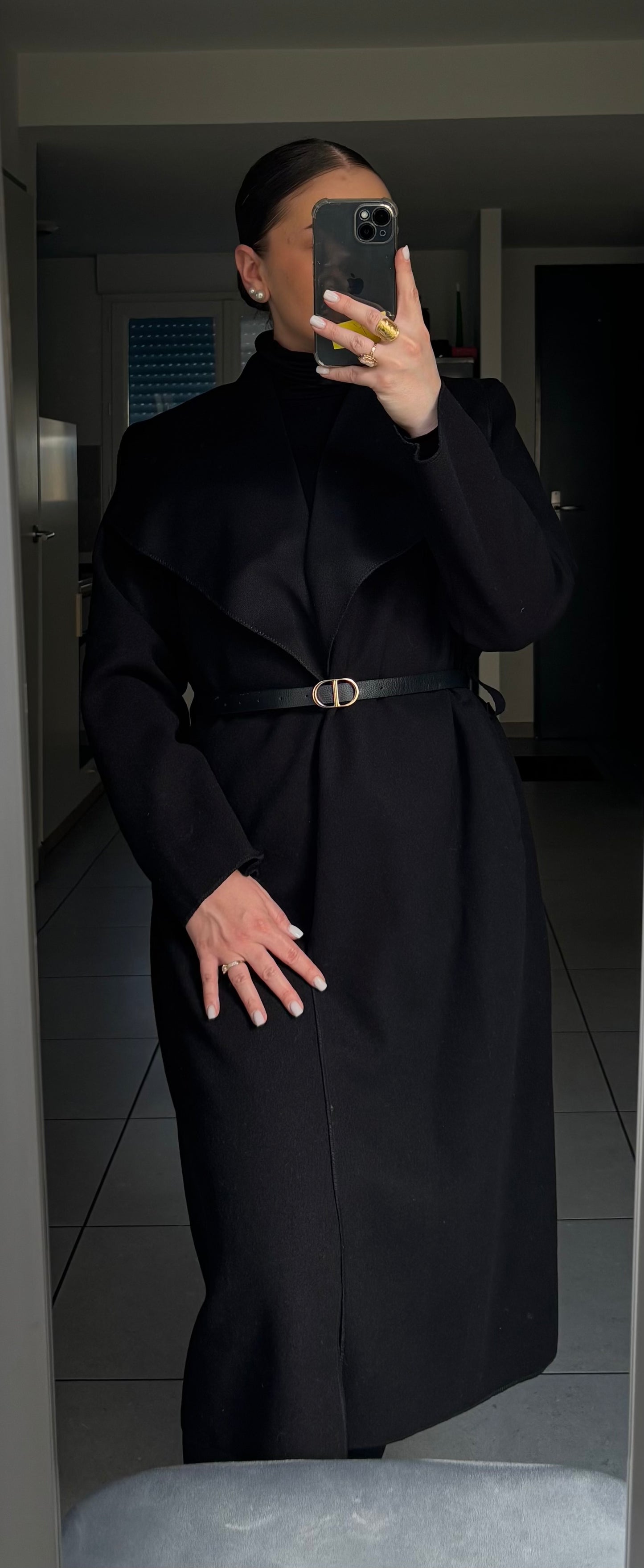 Manteau long ceinturé - Ainoa